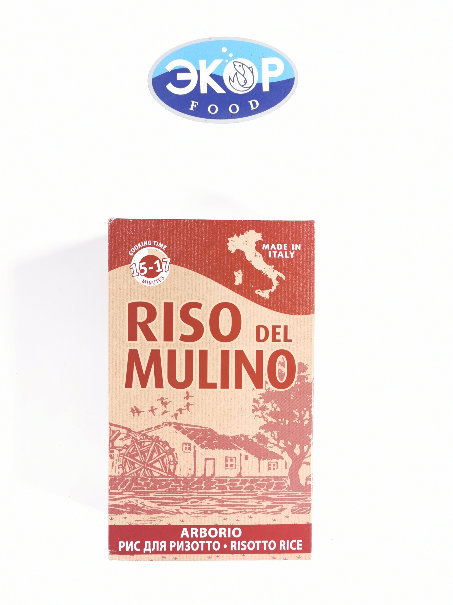 Рис Арборио Riso del Mulino 1кг 1/12