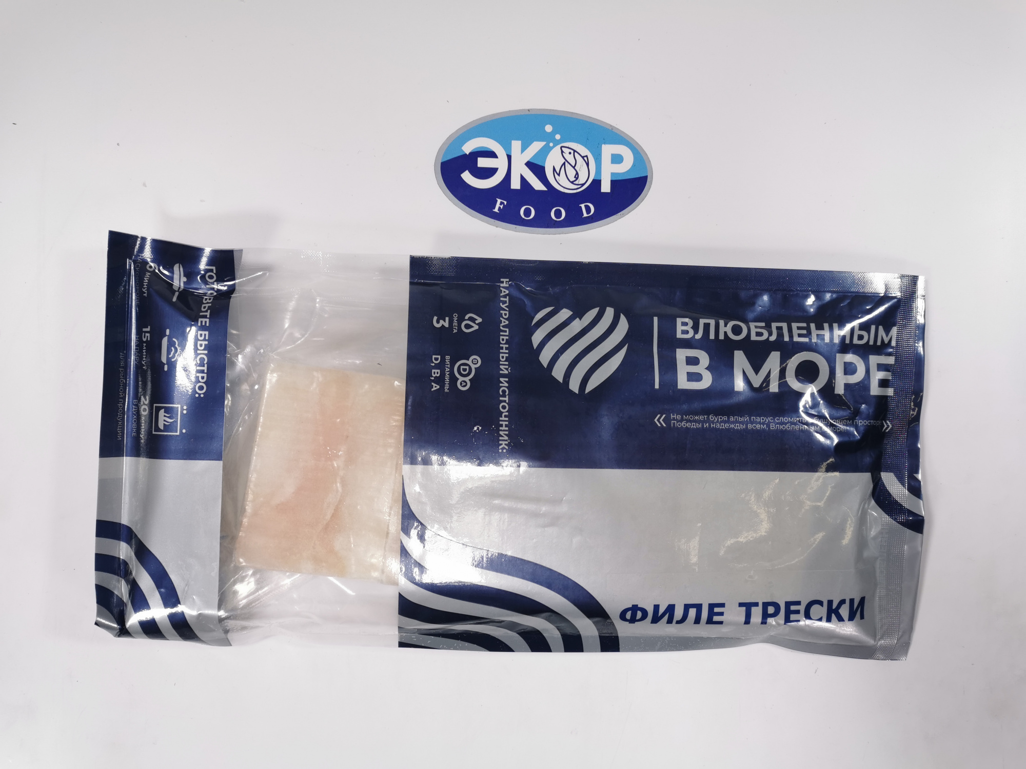 Кубик Трески 400гр DP "Влюбленным в море" 1/15 Экор