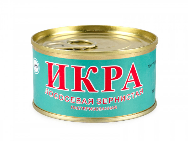 Икра красная лососевая (Кета) ж/б 140г ГОСТ 1/108шт ПК Кихчик