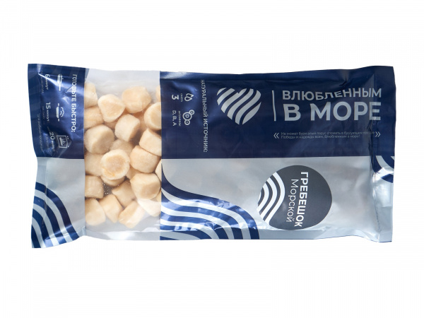 Филе морского гребешка 80/100 1кг  SP "Влюбленным в море" 8% 1/6 Экор