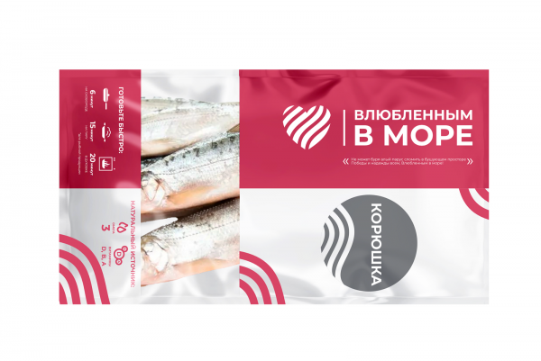 Корюшка н/р 600г SP "Влюбленным в море" 1/10шт Экор