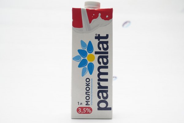 Молоко Пармалат 3,5% (с крышкой) 1л 1/12шт Белгородский МК