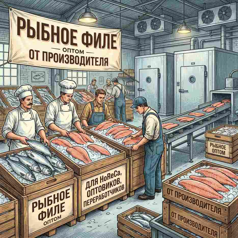 Рыбное филе оптом от производителя для HoReCa, оптовиков и переработчиков!
