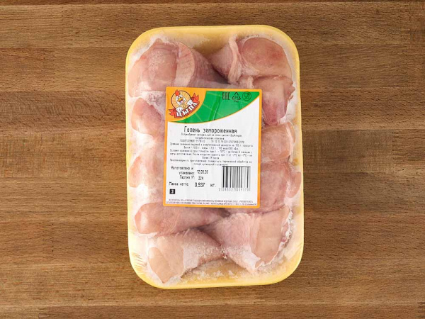 Голень куриная (на подложке) ТУ (8-10кг) БПК