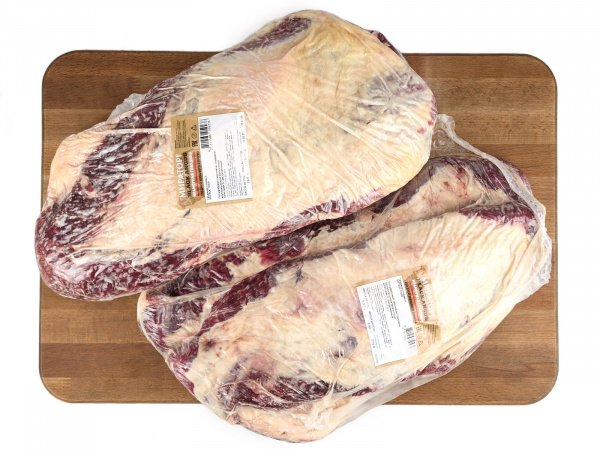 Грудинка говяжья б/к в/у ТУ Black Angus (13-30кг) Мираторг/Брянская МК