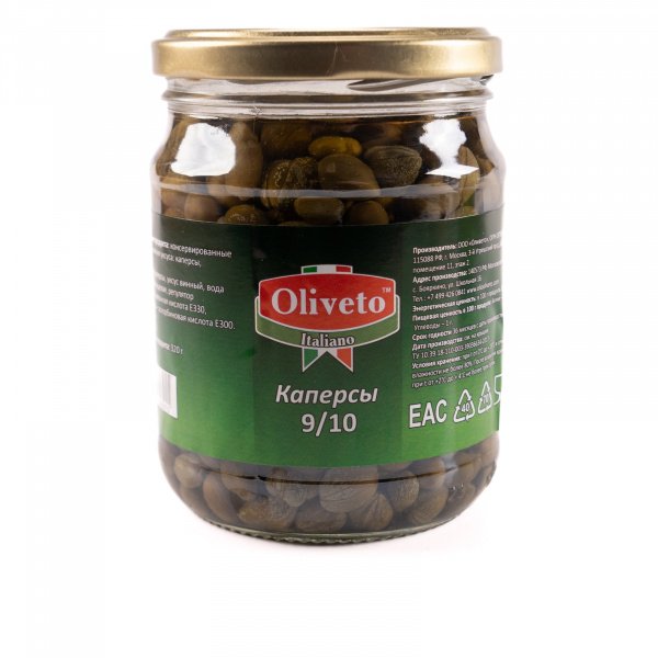 Каперсы ст/б Oliveto 580мл 1/12