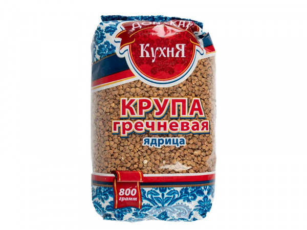Гречка ядрица 800г 1/12шт Донская кухня