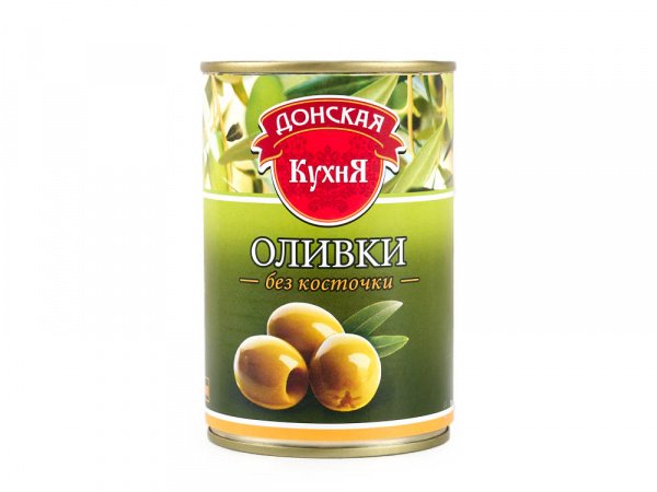 Оливки б/к 280г/300мл ж/б 1/12шт Донская Кухня