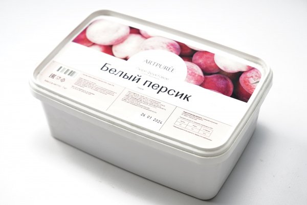Пюре Белый Персик 1кг ARTPUREE 1/6шт