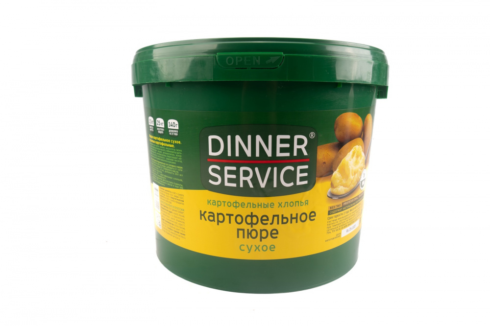 Картофельное пюре (хлопья), ведро 3,5 кг - Экор