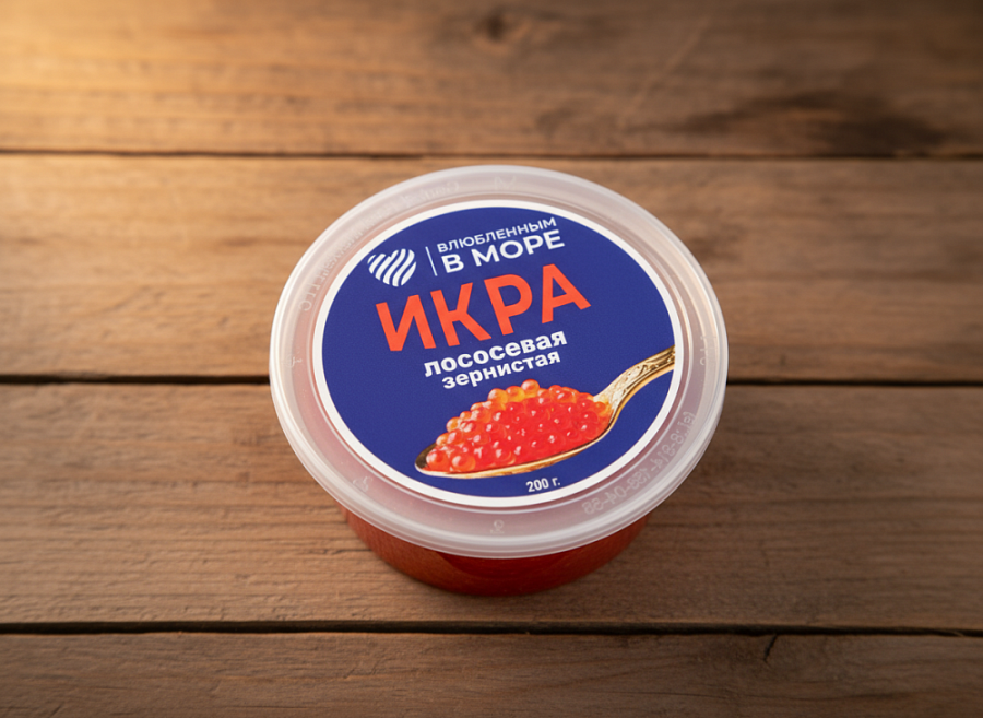 Купить Икра красная лососевая (Кижуч) п/б 200гр 1/24 в Москве, СПБ, Краснодаре с доставкой в день заказа