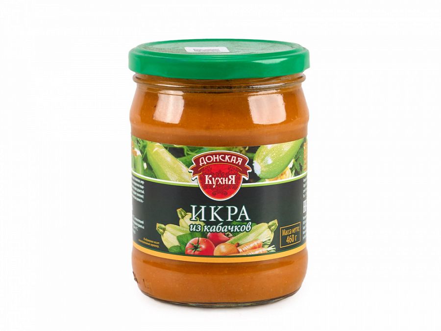 Купить Икра кабачковая ст/б 460г ГОСТ 1/12шт Донская Кухня в Москве, СПБ, Краснодаре с доставкой в день заказа
