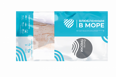 Филе Трески б/шк 600гр DP "Влюбленным в море" 1/10 Экор