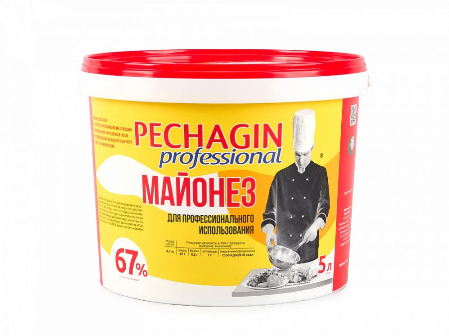 Майонез Печагин 67% Профессионал 5л (4,7кг) ведро 1/1шт ПЕЧАГИН ПРОДУКТ Купить Майонез Печагин 67% Профессионал 5л (4,7кг) ведро 1/1шт ПЕЧАГИН ПРОДУКТ в Москве, СПБ, Краснодаре с доставкой в день заказа