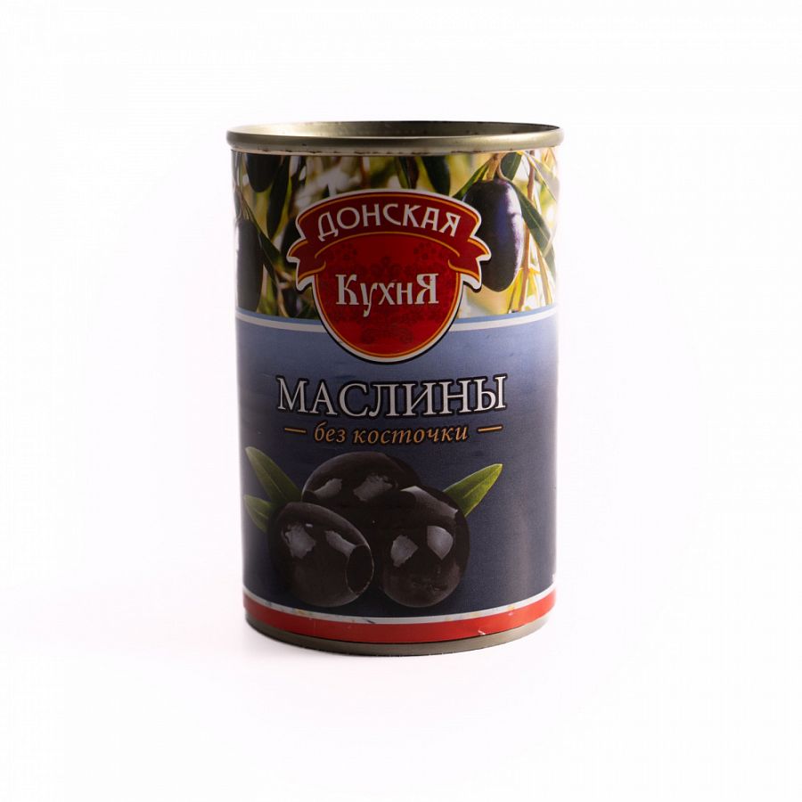 Купить Маслины б/к ж/б 280гр 1/12шт Донская Кухня в Москве, СПБ, Краснодаре с доставкой в день заказа