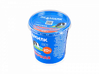 Сметана Экомилк 20% 300гр ГОСТ 1/12шт Озерецкий молочный комбинат
