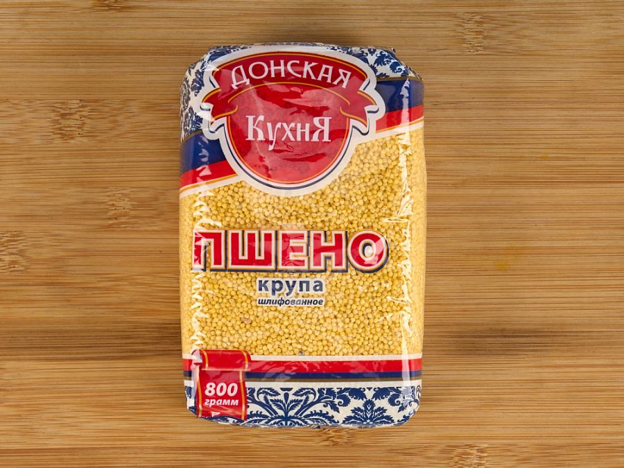 Пшено шлифованное 800г 1/12 Донская кухня Купить Пшено шлифованное 800г 1/12 Донская кухня в Москве, СПБ, Краснодаре с доставкой в день заказа