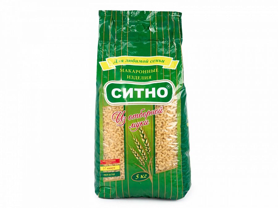 Макароны (гр В) РОЖКИ ГОСТ 5кг 1/25кг Ситно Купить Макароны (гр В) РОЖКИ ГОСТ 5кг 1/25кг Ситно в Москве, СПБ, Краснодаре с доставкой в день заказа