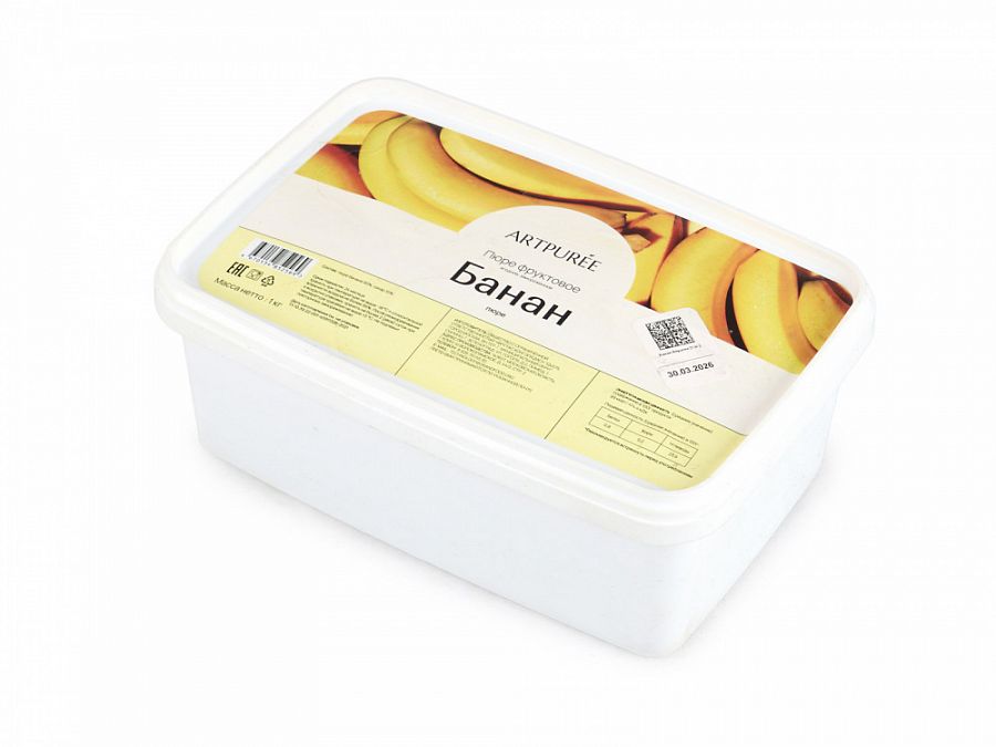 Пюре Банан 1кг 1/6шт ARTPUREE Купить Пюре Банан 1кг 1/6шт ARTPUREE в Москве, СПБ, Краснодаре с доставкой в день заказа