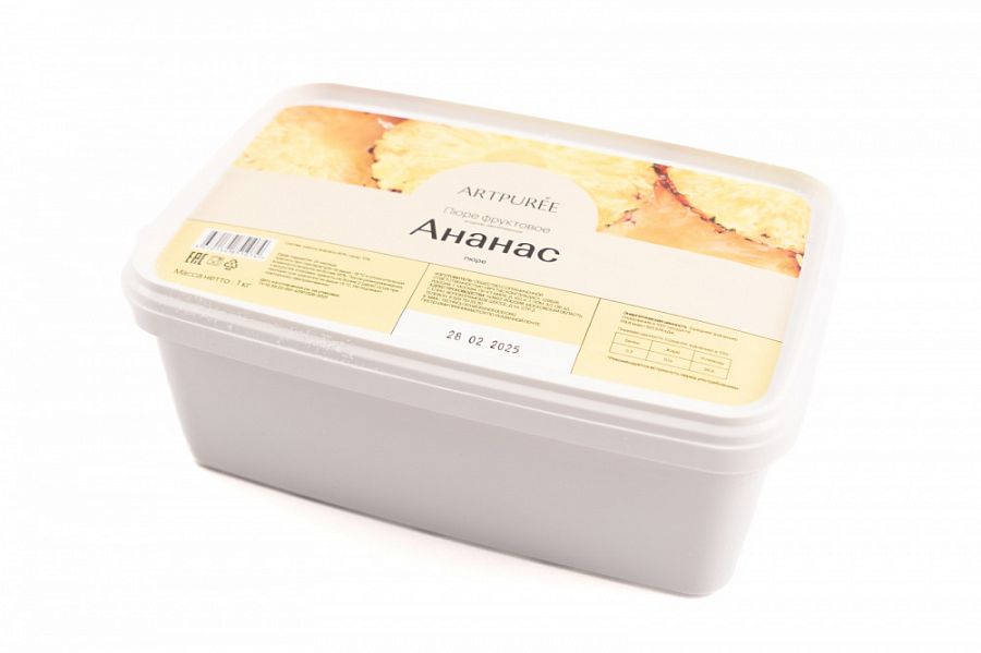 Купить Пюре Ананас 1кг ARTPUREE 1/6шт в Москве, СПБ, Краснодаре с доставкой в день заказа
