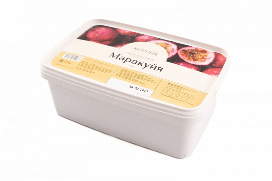 Пюре Маракуйя без косточки 1кг 1/6шт ARTPUREE Купить Пюре Маракуйя без косточки 1кг 1/6шт ARTPUREE в Москве, СПБ, Краснодаре с доставкой в день заказа