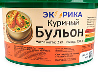 Бульон куриный ЭКОРИКА (сухая смесь) 2кг (ведро) 1/4шт ПК АРИКОН-ПРО