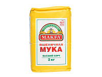 Купить Мука пшеничная Макфа 2кг 1/6шт в Москве, СПБ, Краснодаре с доставкой в день заказа