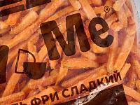 Картофель Фри Фрай Ми сладкий Батат в панировке 9х9мм Премиум 2,5кг 1/5шт Ви Фрай