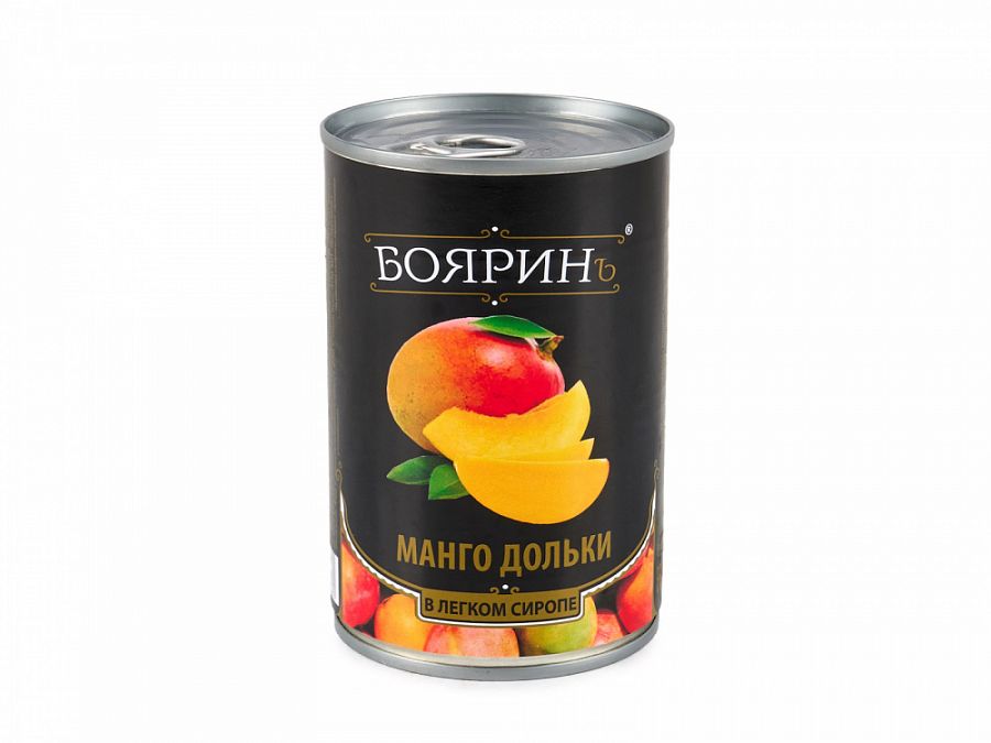 Манго в легком сиропе ломтики 400мл 1/12шт Боярин Купить Манго в легком сиропе ломтики 400мл 1/12шт Боярин в Москве, СПБ, Краснодаре с доставкой в день заказа
