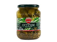 Купить Огурцы маринованные 680гр 1/6шт Донская Кухня в Москве, СПБ, Краснодаре с доставкой в день заказа