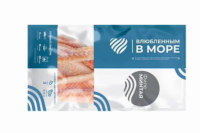 Филе Минтая б/шк 500гр DP "Влюбленным в море" 1/10 Экор