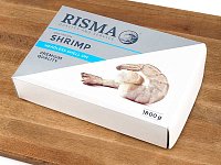 Креветки Ванамей б/г 16/20 (блок) RISMA 1,8кг 1/10,8кг Индия 