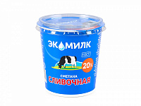 Купить Сметана Экомилк 20% 300гр ГОСТ 1/12шт Озерецкий молочный комбинат в Москве, СПБ, Краснодаре с доставкой в день заказа