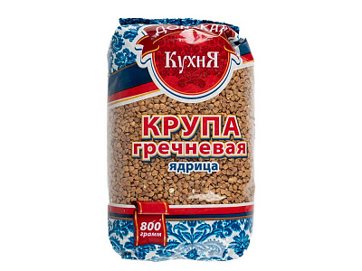 Гречка ядрица 800г 1/12шт Донская кухня