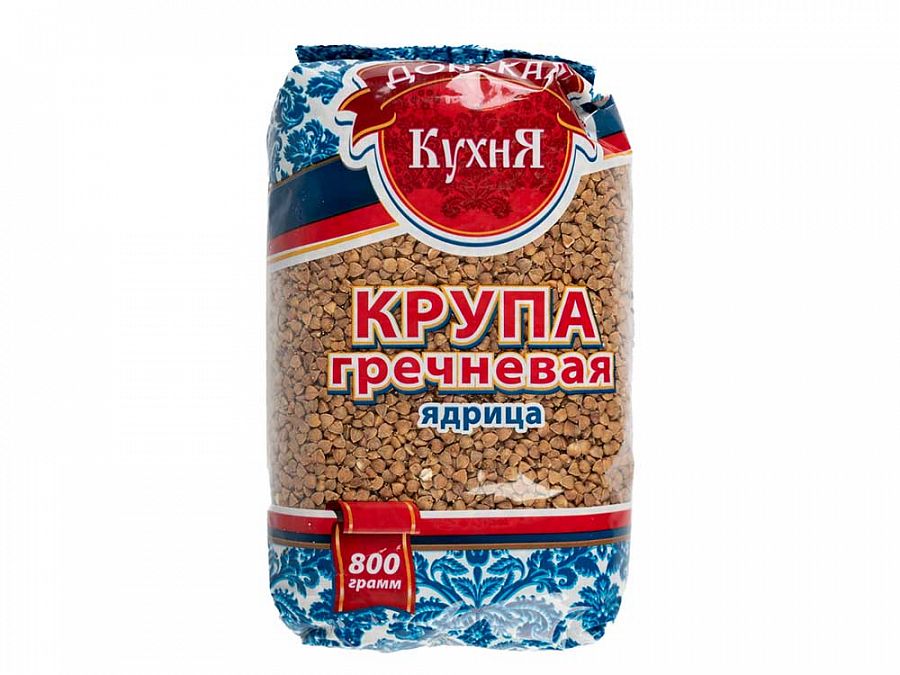 Купить Гречка ядрица 800г 1/12шт Донская кухня в Москве, СПБ, Краснодаре с доставкой в день заказа