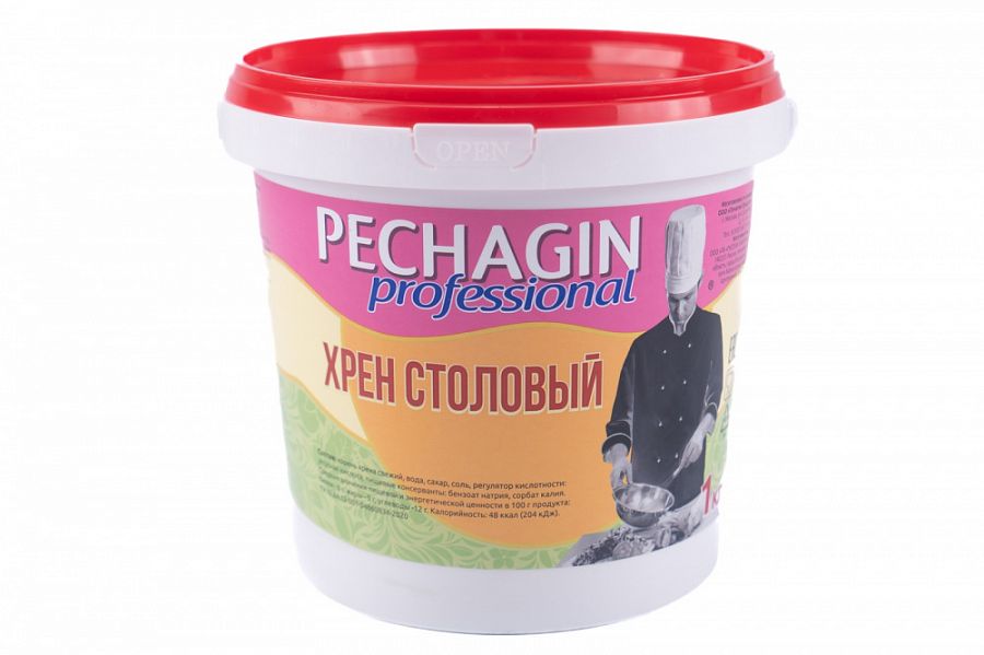 Хрен Столовый Печагин 1кг ведро 1/6шт Купить Хрен Столовый Печагин 1кг ведро 1/6шт в Москве, СПБ, Краснодаре с доставкой в день заказа