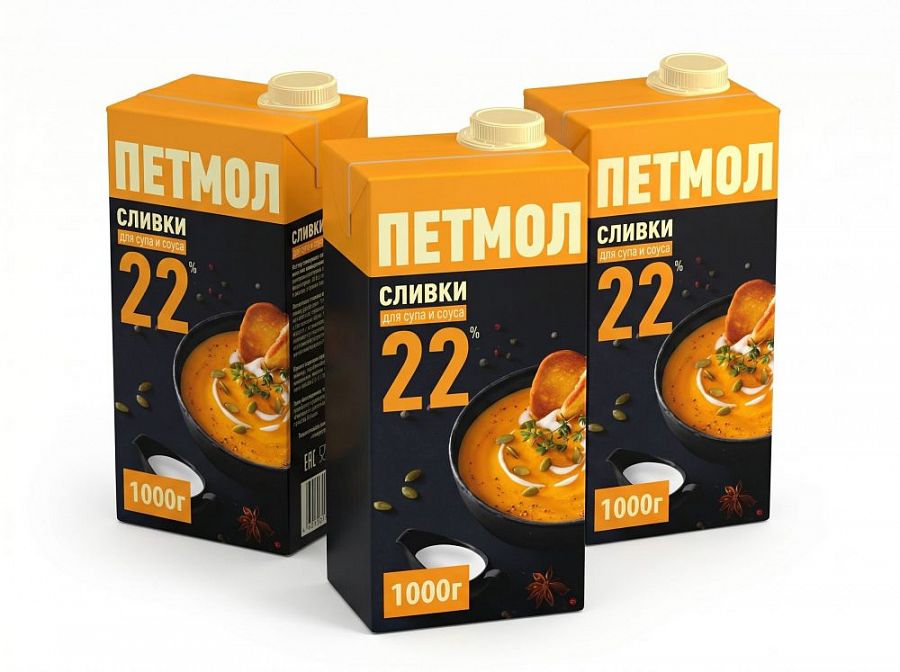 Сливки Петмол 22% 1л 1/12 Купить Сливки Петмол 22% 1л 1/12 в Москве, СПБ, Краснодаре с доставкой в день заказа