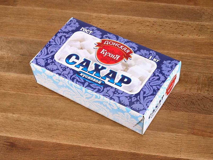 Купить Сахар рафинад 1кг 1/12шт Донская Кухня в Москве, СПБ, Краснодаре с доставкой в день заказа