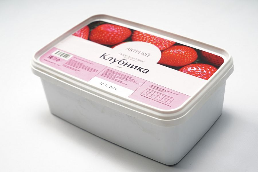 Пюре Клубника 1кг 1/6шт ARTPUREE Купить Пюре Клубника 1кг 1/6шт ARTPUREE в Москве, СПБ, Краснодаре с доставкой в день заказа