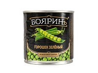 Купить Горошек зеленый из мозговых сортов ж/б 3100мл 1/2шт Бояринъ в Москве, СПБ, Краснодаре с доставкой в день заказа