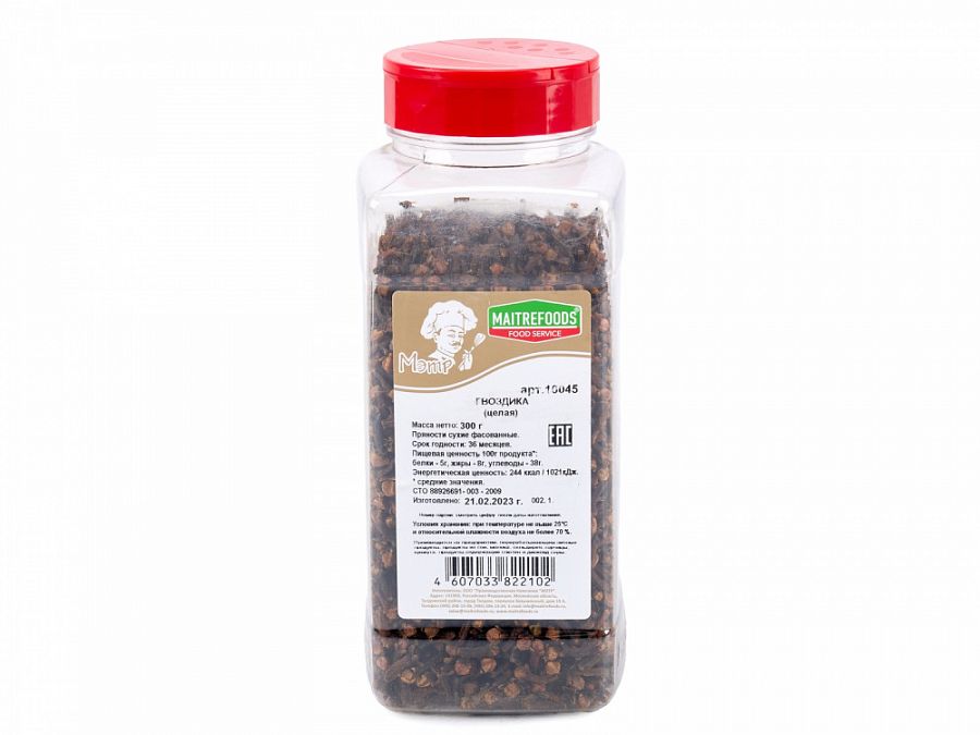 Купить Гвоздика целая 300гр Maitrefoods в Москве, СПБ, Краснодаре с доставкой в день заказа