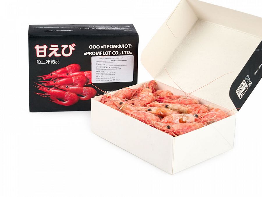 Купить Креветка Магаданская 70/90шт/кг 500г 1/24шт Промфлот в Москве, СПБ, Краснодаре с доставкой в день заказа