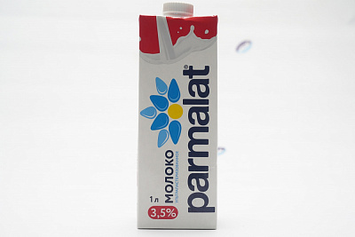 Молоко Пармалат 3,5% (с крышкой) 1л 1/12шт Белгородский МК